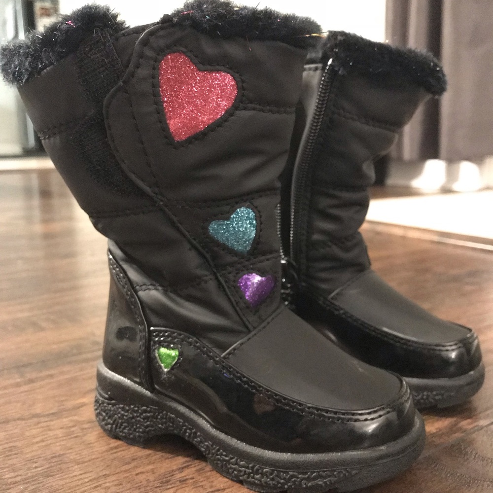 Totes Girls Toddler Snow Boots Size 5
